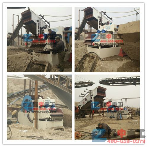 隆中重工洗砂收受接管一体机