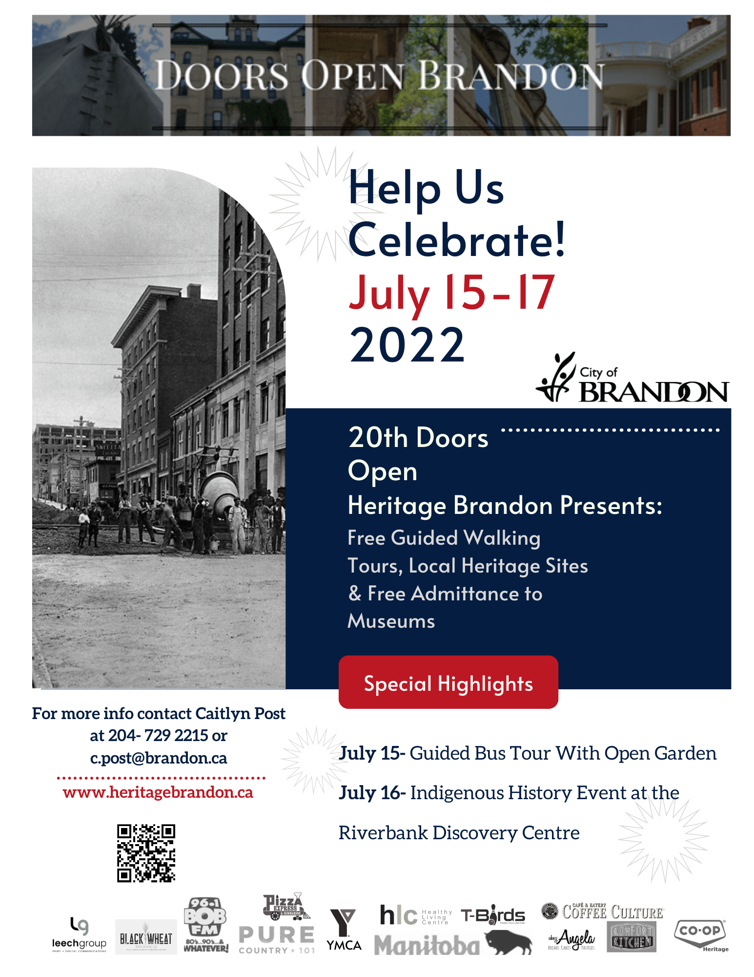 Doors Open Brandon Heritage Event 2022